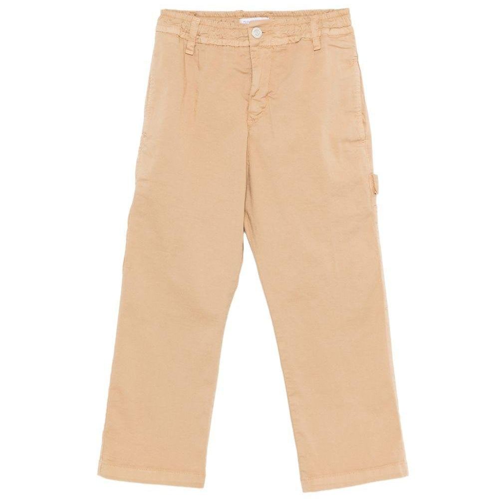 Pantaloni per bambino Paolo Pecora Kids beige elasticizzati - Rubino Kids