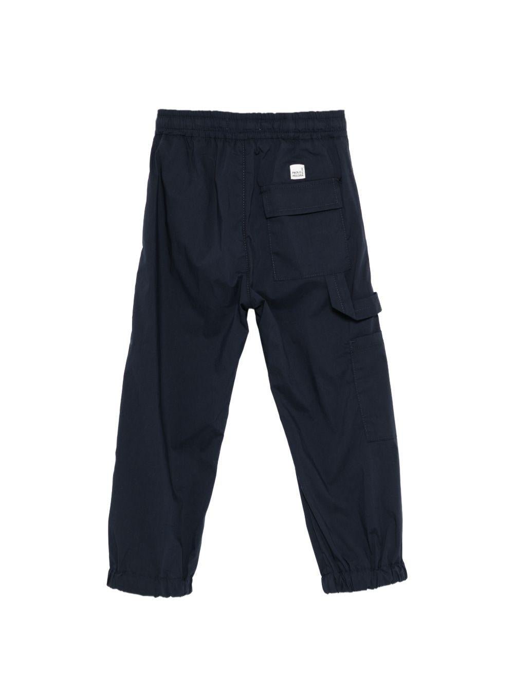 Pantaloni per bambino Paolo Pecora Kids blu con coulisse - Rubino Kids