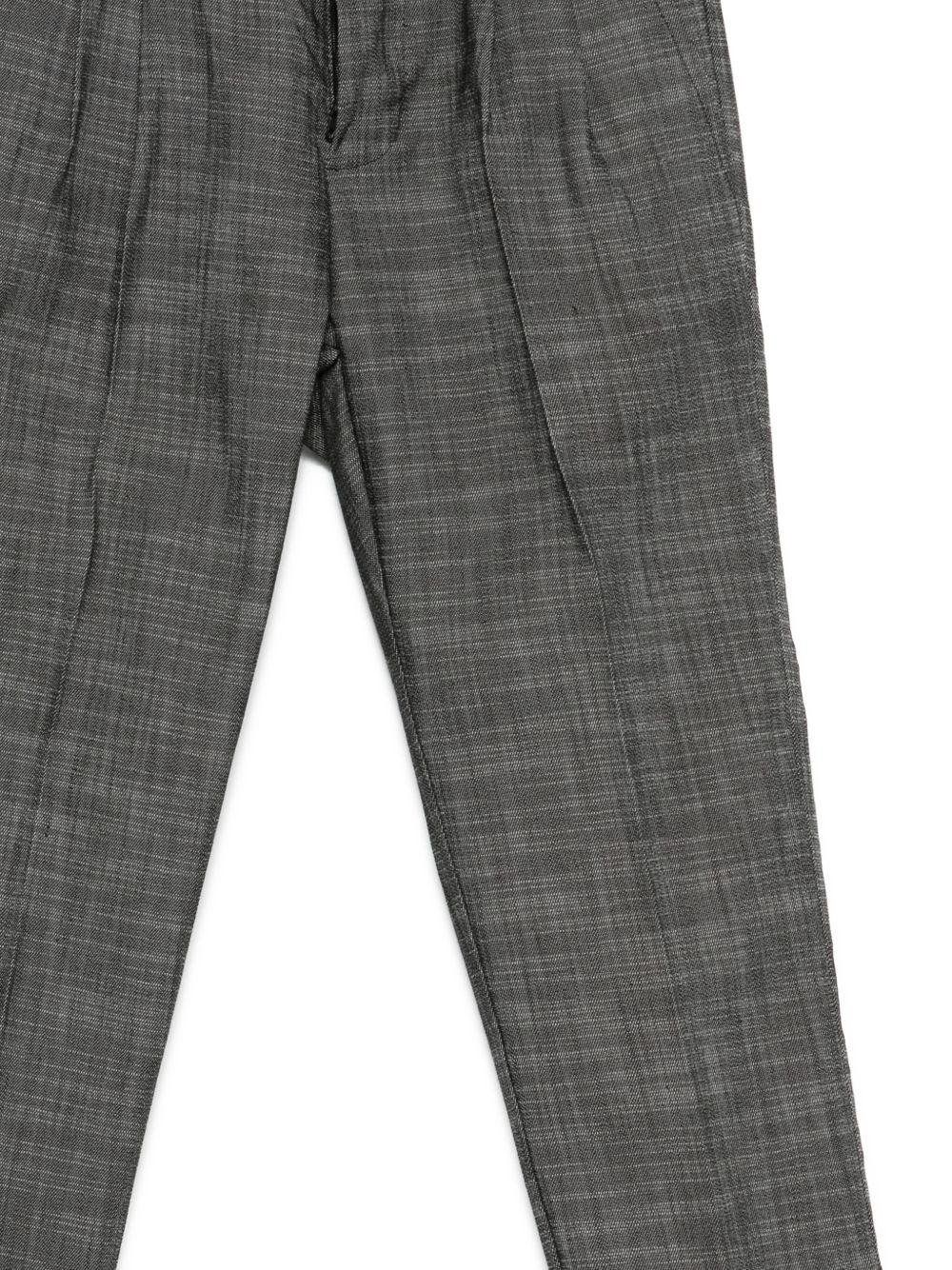 Pantaloni per bambino Paolo Pecora Kids nero plissé - Rubino Kids