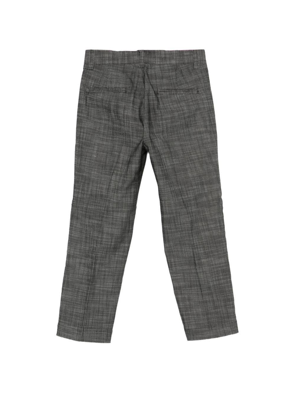 Pantaloni per bambino Paolo Pecora Kids nero plissé - Rubino Kids