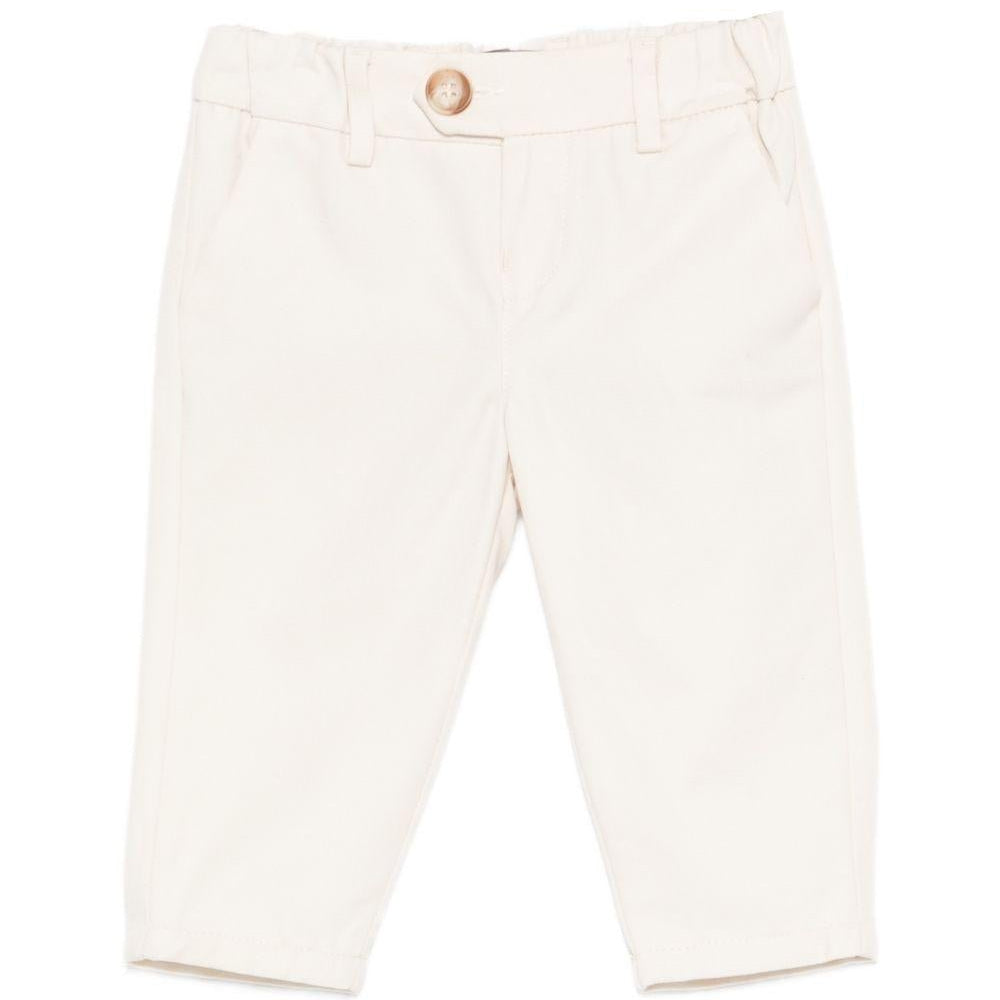 Pantaloni per neonato Fay Kids beige con bottoni - Rubino Kids