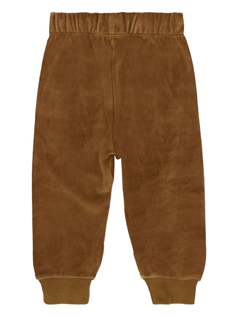 Pantaloni per neonato Molo marroni con coulisse - Rubino Kids