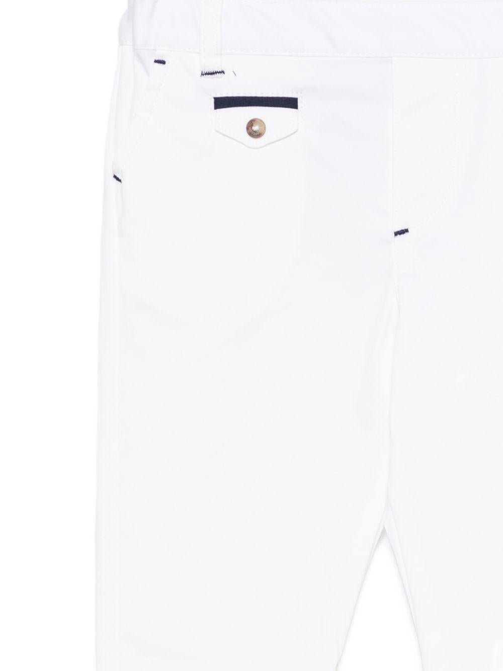 Pantaloni per neonato Tartine & Chocolat bianco con vita elasticizzata - Rubino Kids