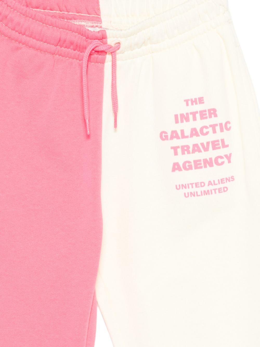 Pantaloni sportivi per bambina Mini Rodini multicolor con design color - block - Rubino Kids