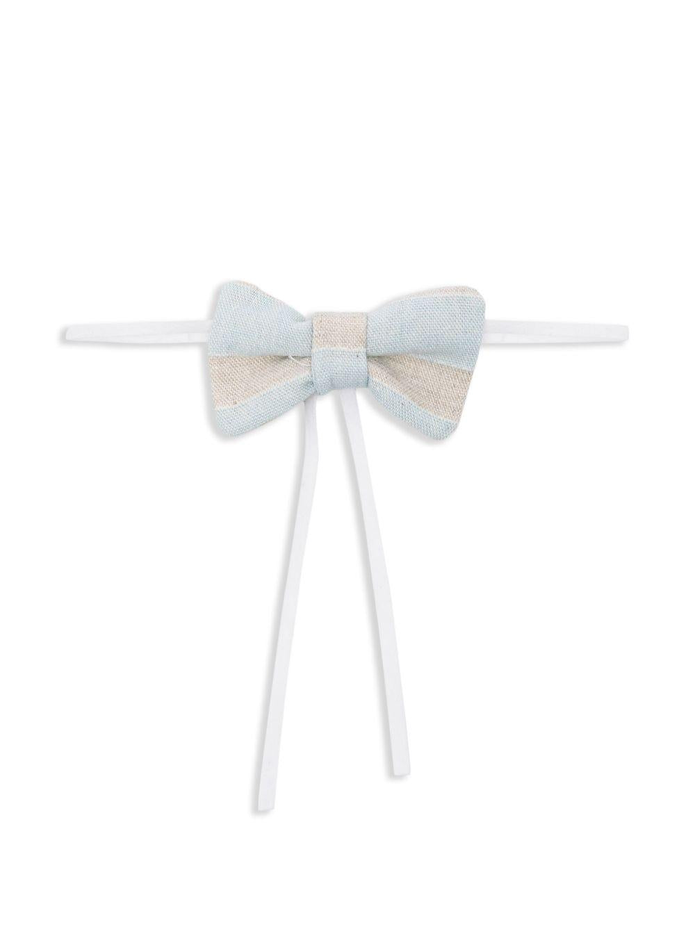 Papillon per neonato La Stupenderia grigio in lino - Rubino Kids