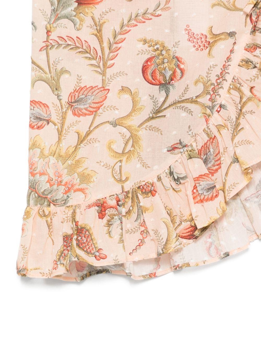 Pareo per bambina ETRO KIDS beige con motivo paisley - Rubino Kids