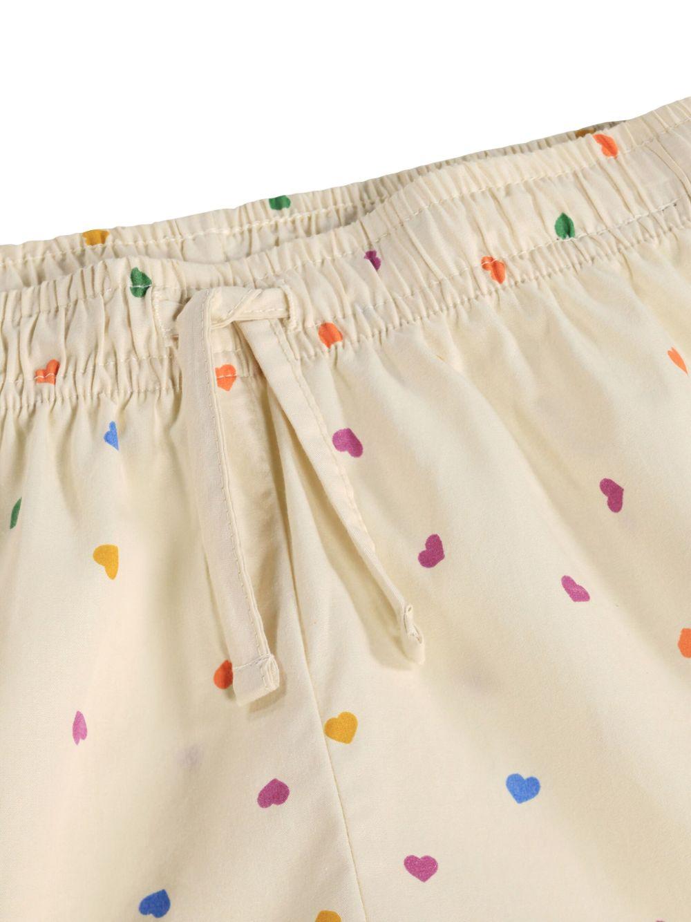 Pigiama Lexi per bambina Molo beige con motivo cuori - Rubino Kids