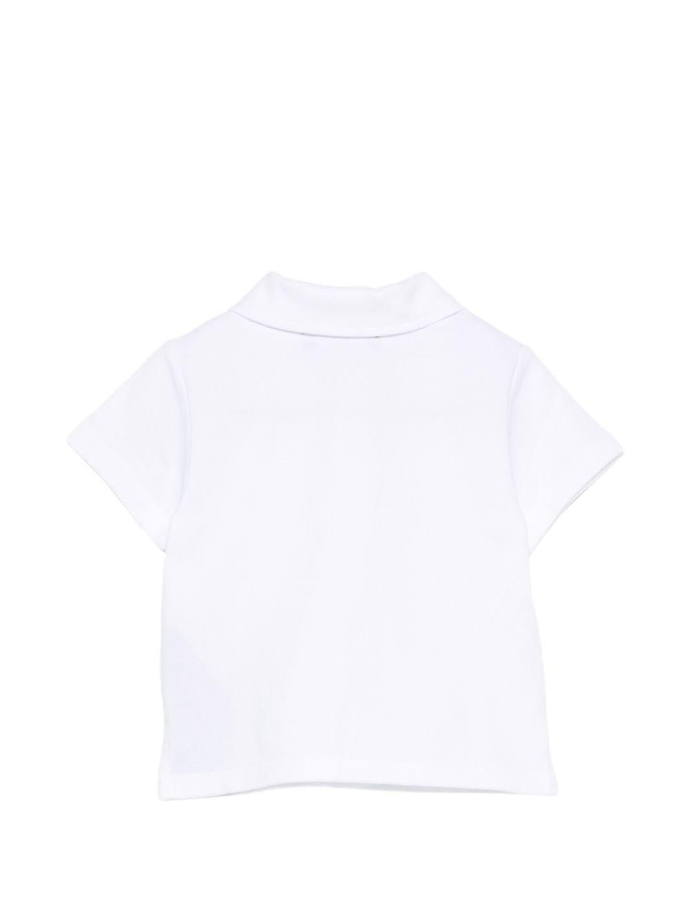 Polo per neonato Balmain Kids bianca con colletto - Rubino Kids