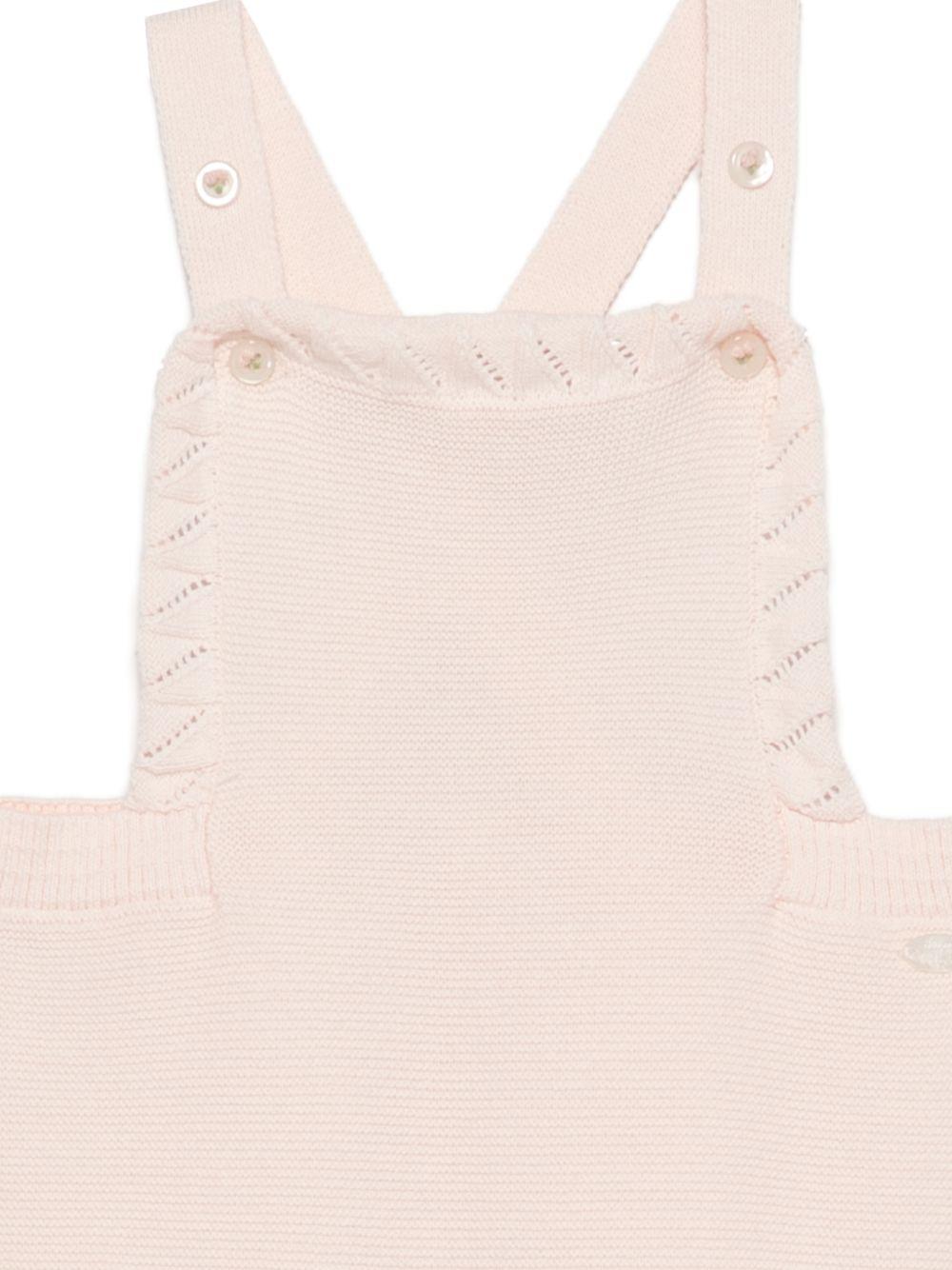 Salopette per neonata Tartine Et Chocolat rosa con dettagli arricciati - Rubino Kids