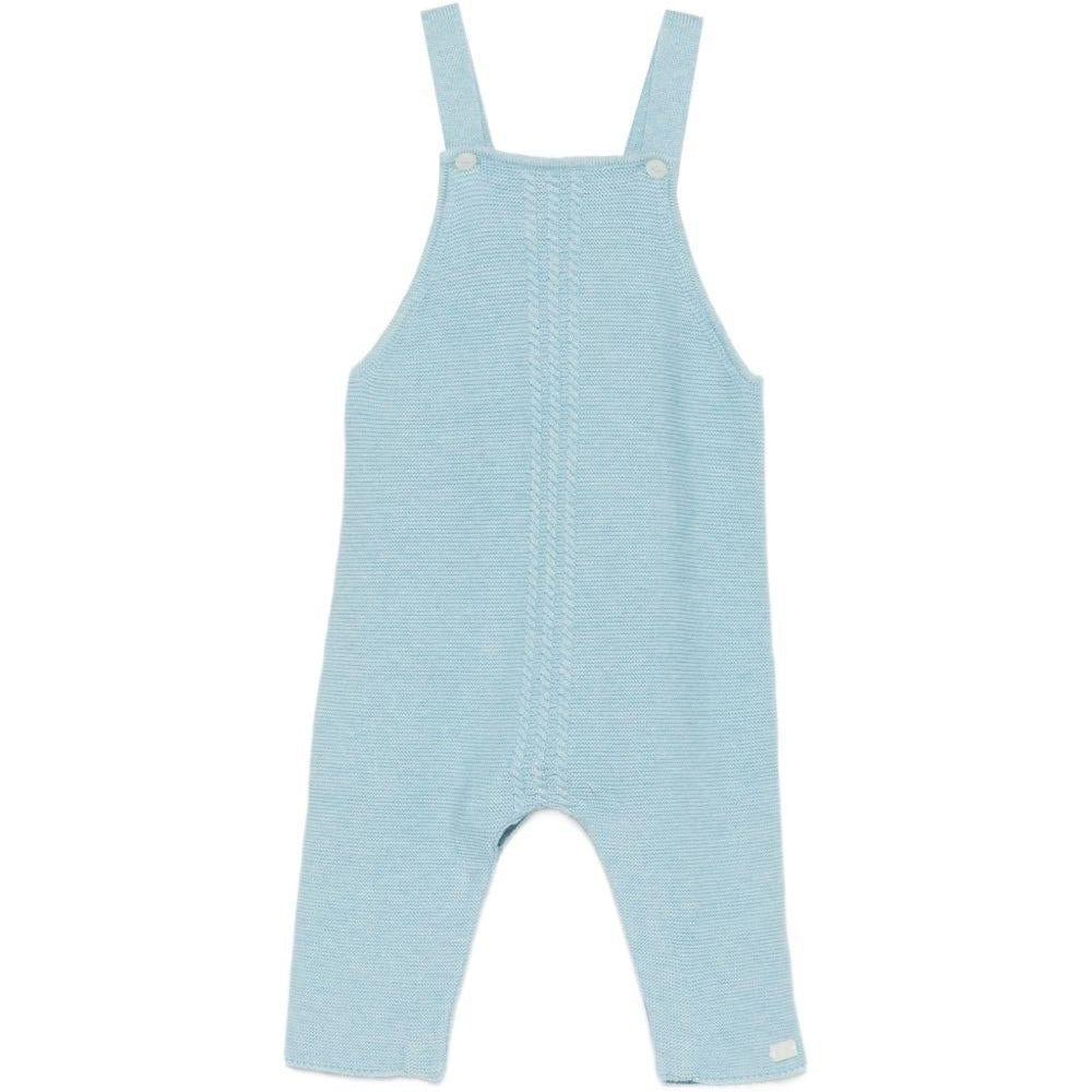 Salopette per neonato Tartine & Chocolat azzurra lavorato a maglia - Rubino Kids