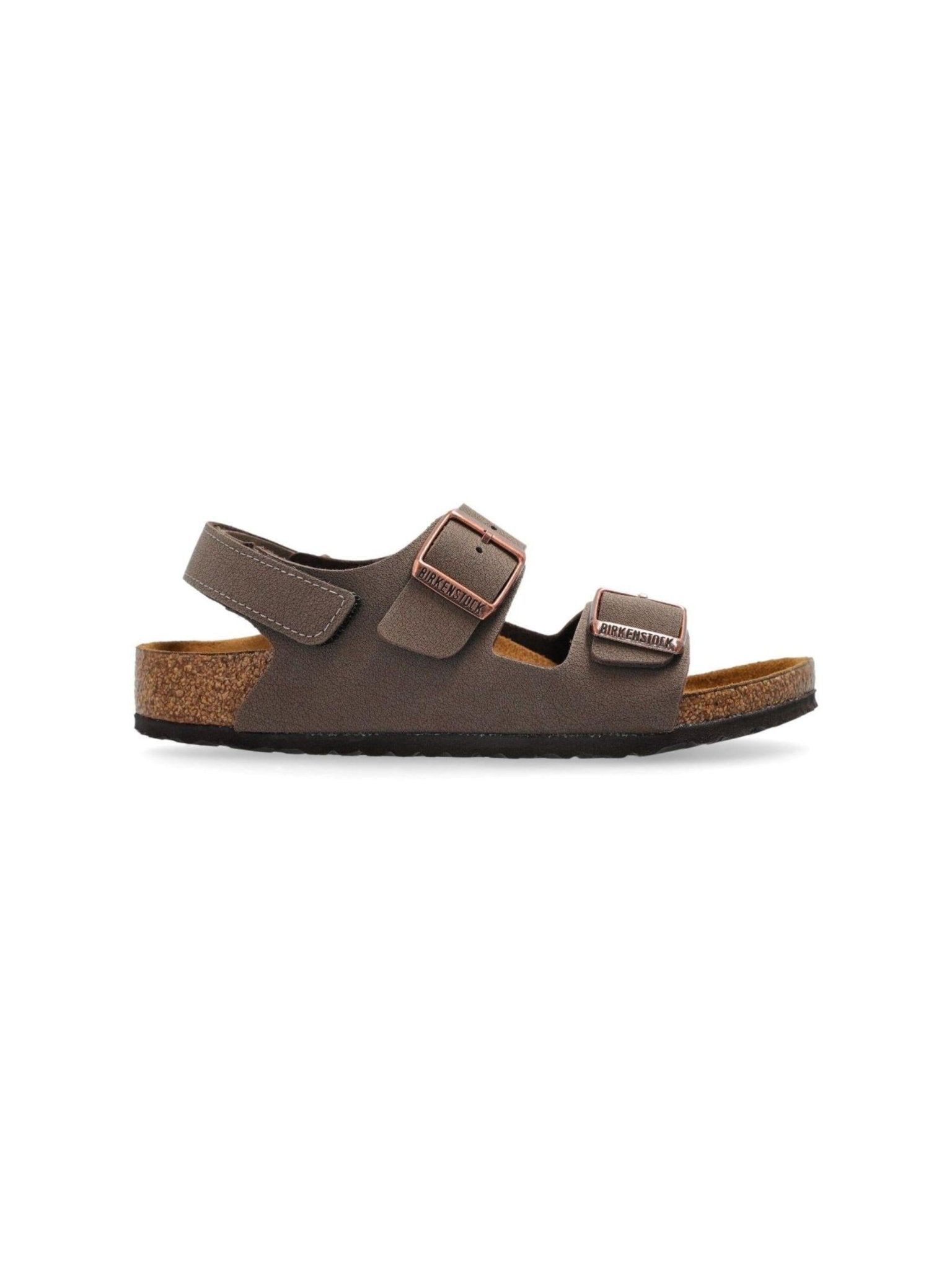 Sandali Arizona per bambini Birkenstock Kids marroni con doppia fibbia - Rubino Kids