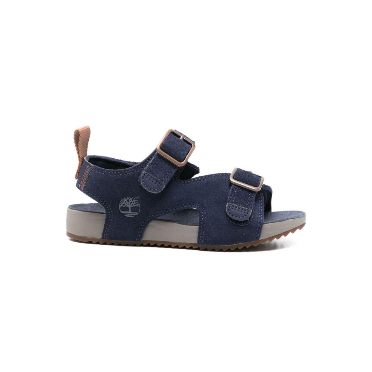 Sandali Castle Island per bambino Timberland Kids blu con doppia fibbia - Rubino Kids