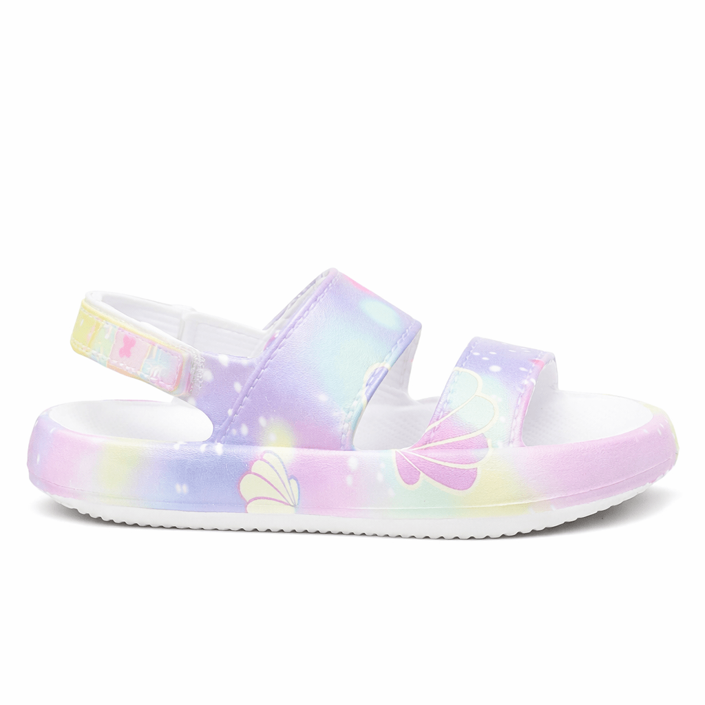 Sandali per bambina Billieblush multicolore con design conchiglie - Rubino Kids