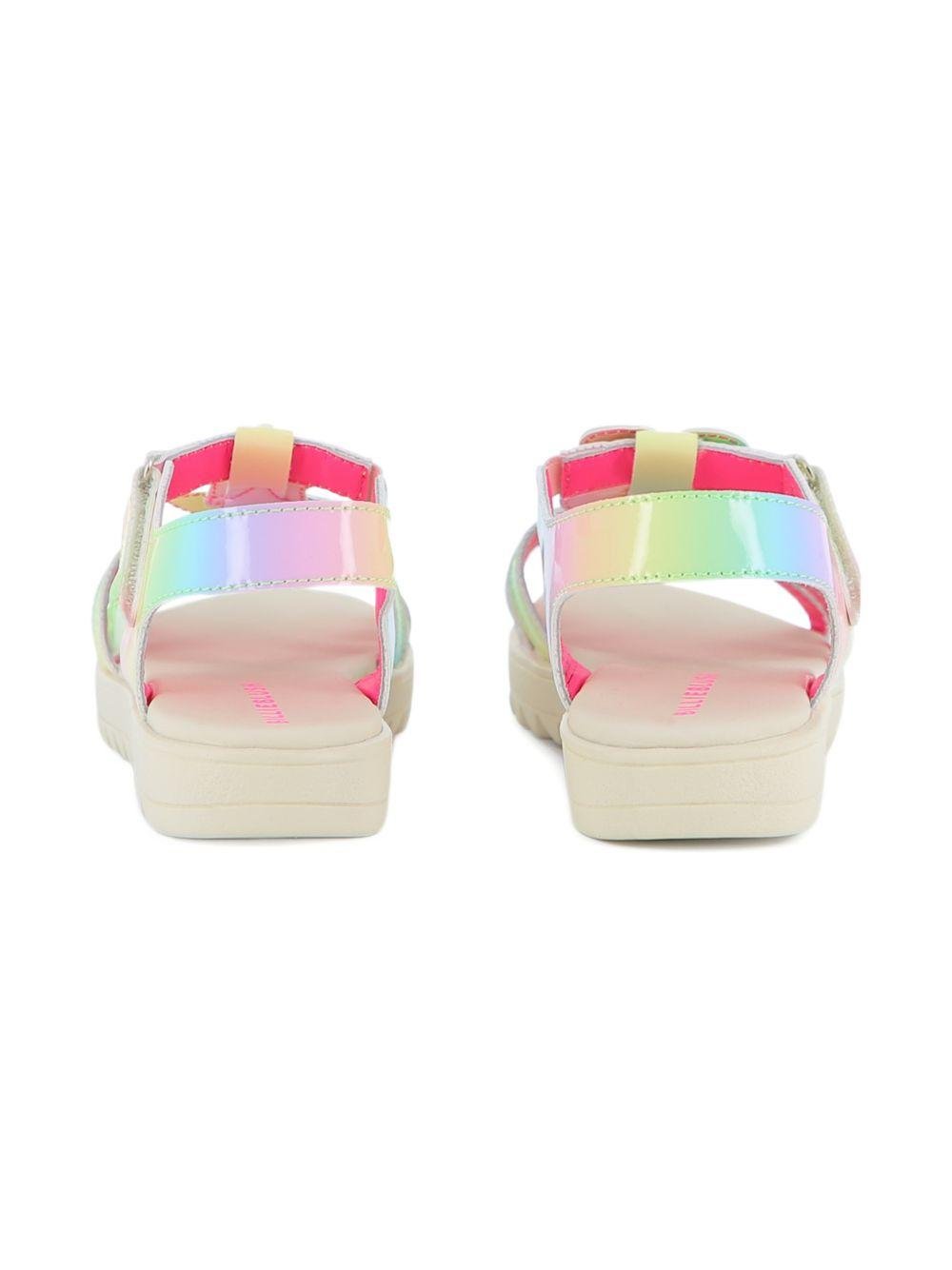 Sandali per bambina Billieblush multicolore con design iridescente - Rubino Kids