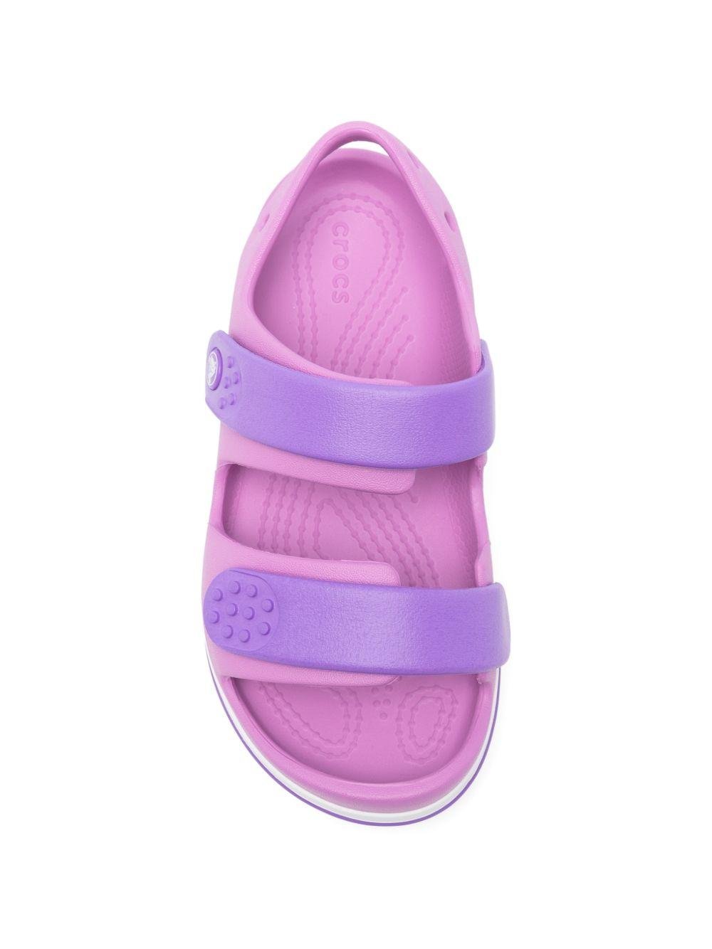 Sandali per bambina Crocs Kids rosa con dettaglio ritagliato - Rubino Kids