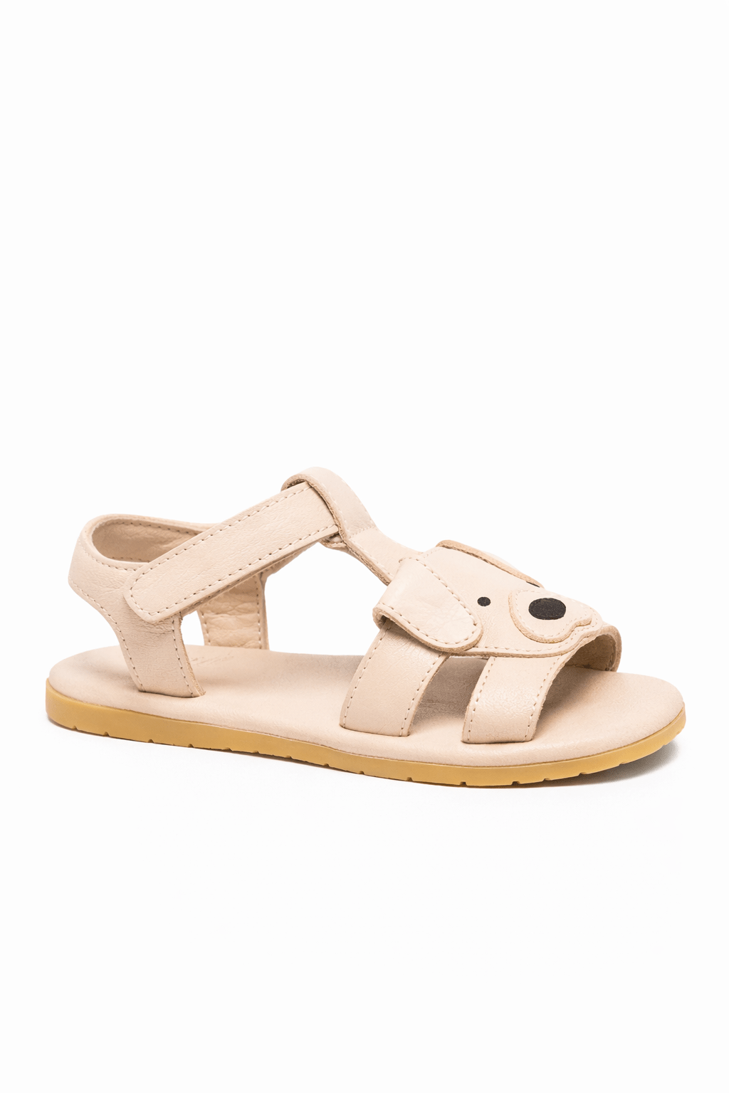 Sandali per bambini Donsje beige con applicazione cagnolino - Rubino Kids