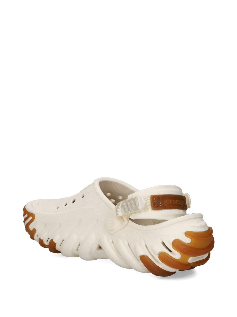 Sandali per donna Crocs beige con suola scanalata - Rubino Kids