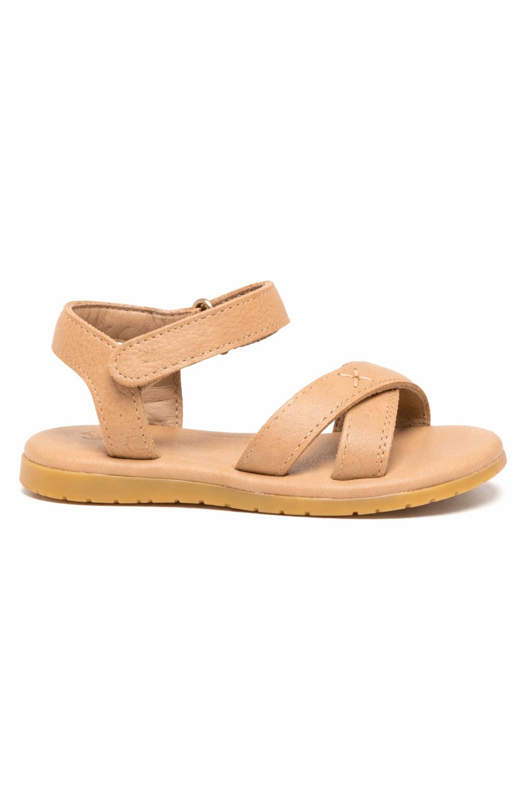 Sandali per neonati Donsje beige con punta aperta - Rubino Kids