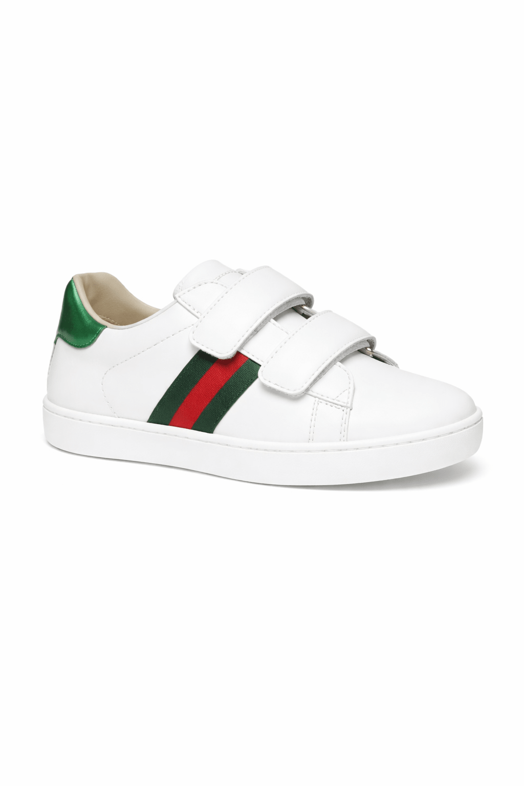 Scarpe per bambini Gucci Kids bianche con chiusra a strappo - Rubino Kids