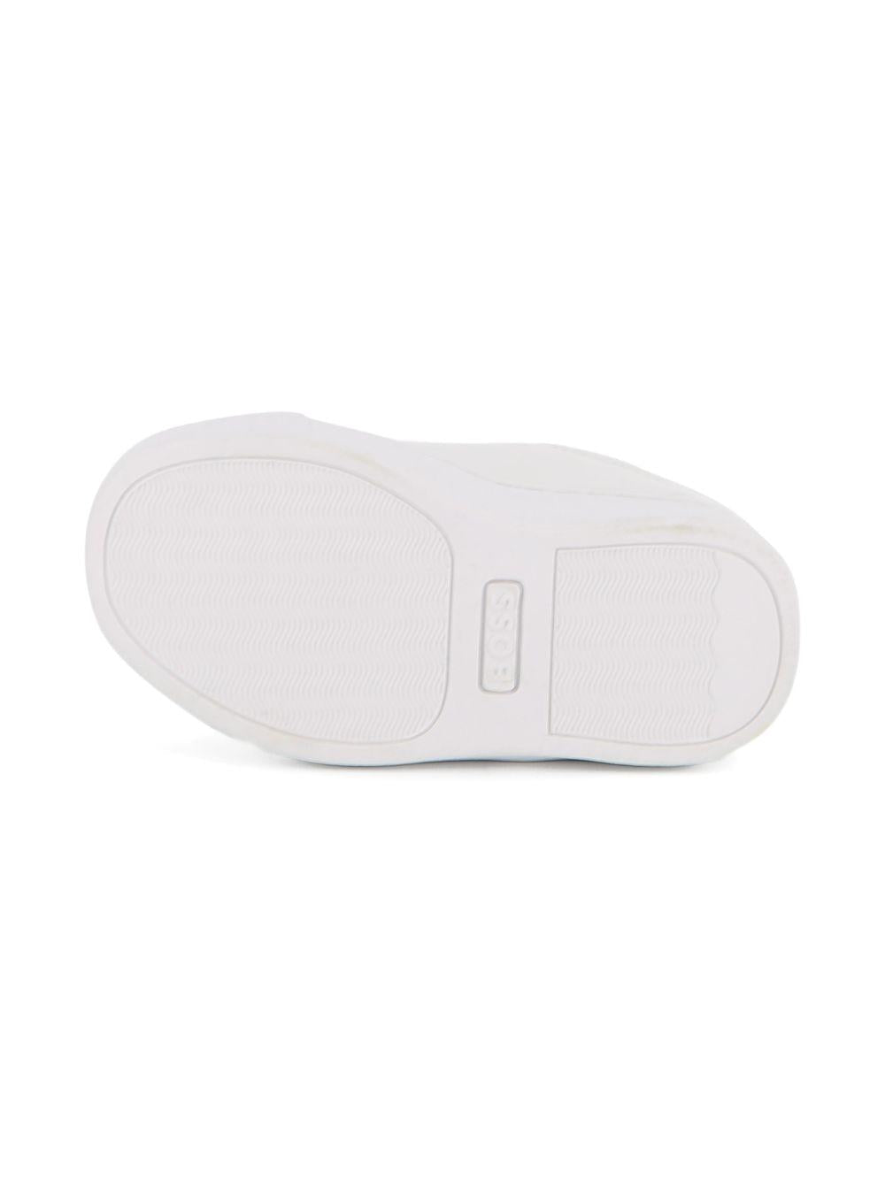 Scarpe per bambino Boss Kids bianche con strappo - Rubino Kids