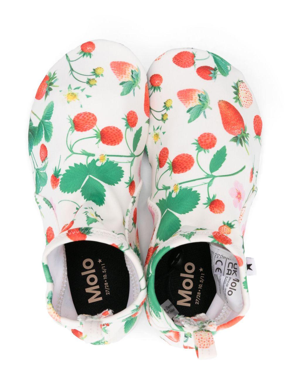 Scarpette da mare per bambina Molo bianco Zimba con linguetta sul tallone e suola in gomma - Rubino Kids