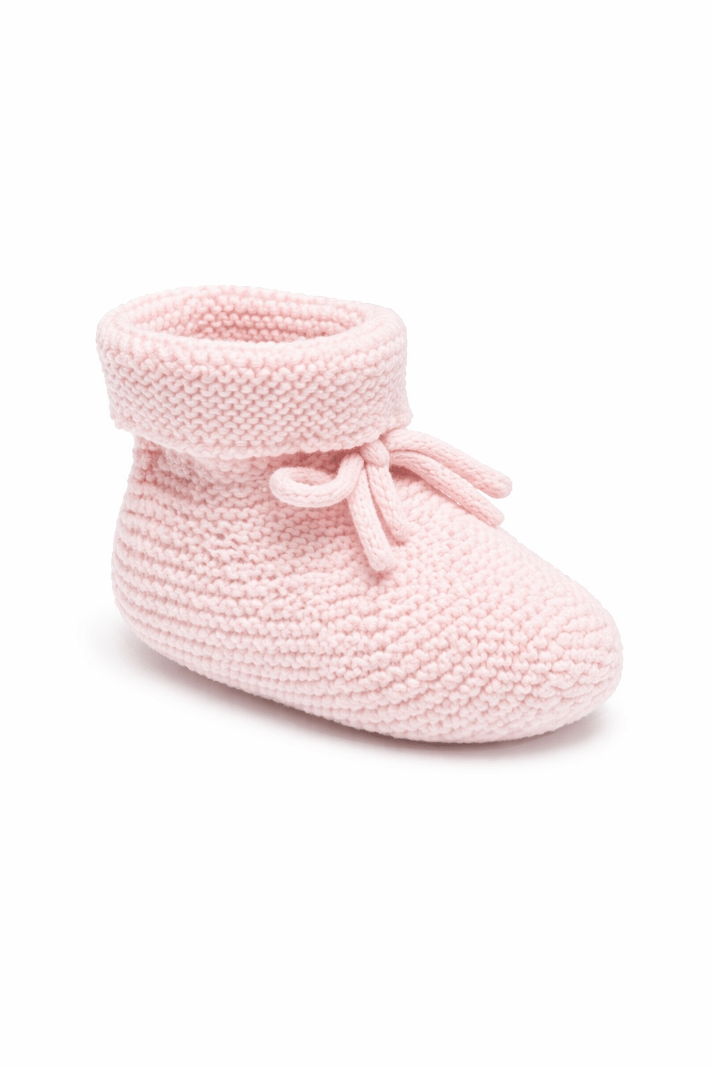 Scarpine primi passi per neonata Paz Rodriguez rosa con lavorazione a uncinetto - Rubino Kids