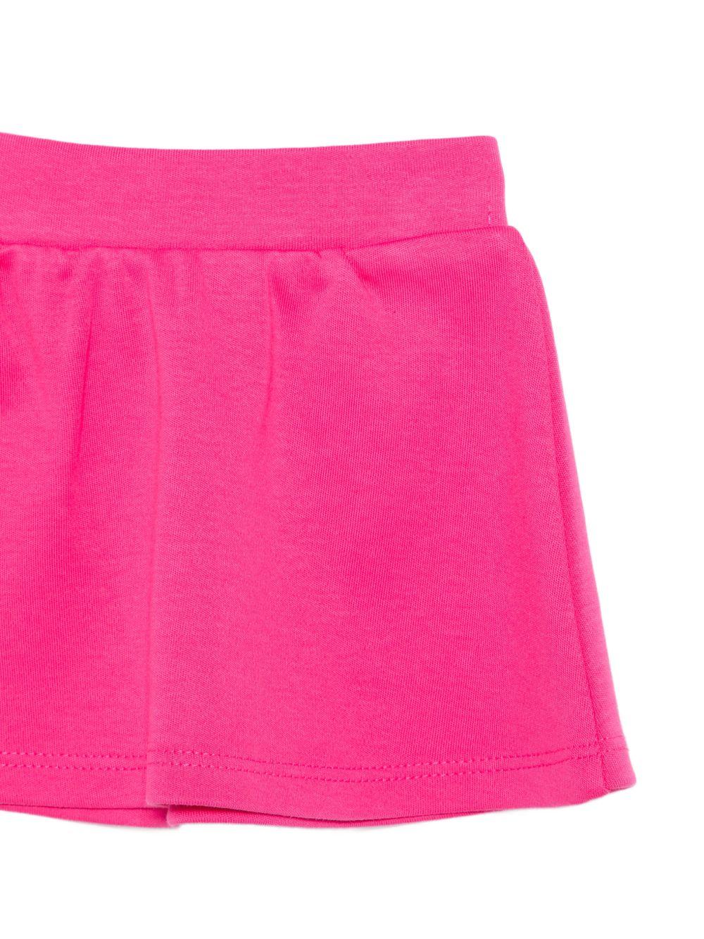 Set 2 pezzi per neonata John Richmond fucsia con dettaglio logo - Rubino Kids