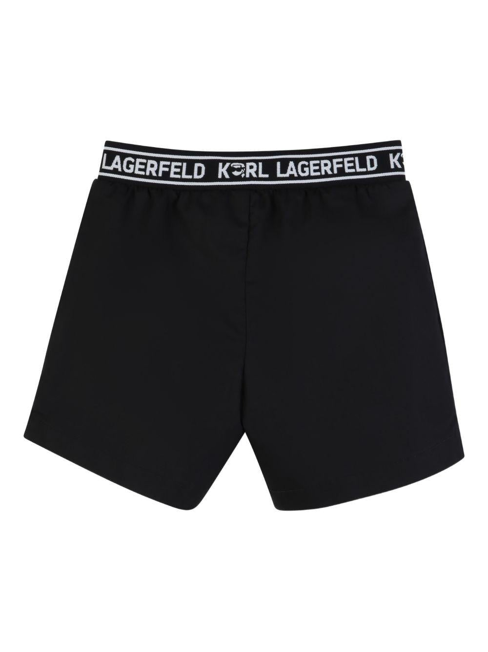 Set 2 pezzi per neonato Karl Lagerfeld Kids bianco con logo - Rubino Kids