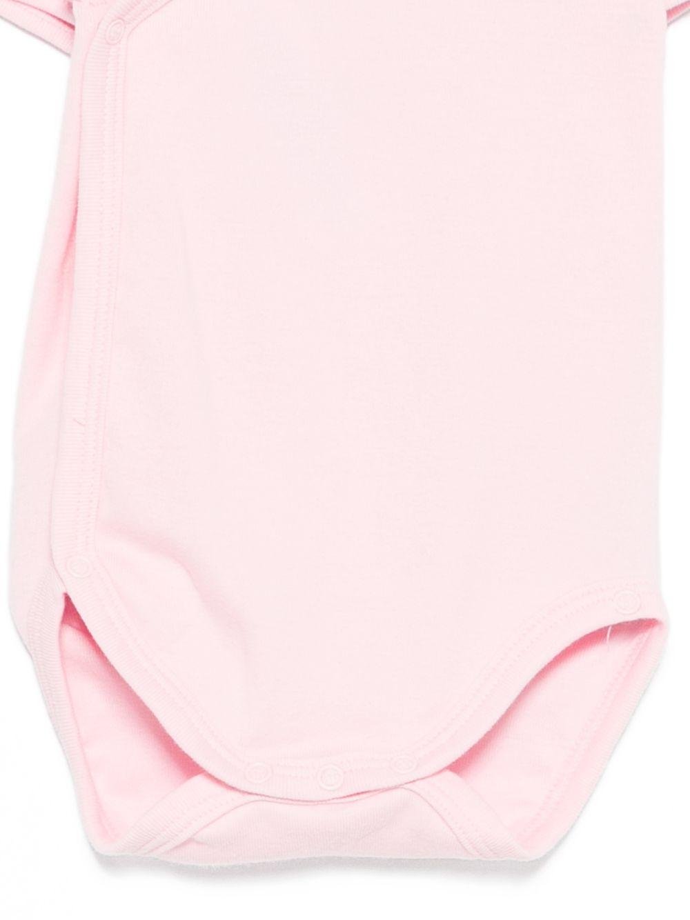 Set di tre tutine per neonata Petit Bateau multicolore a maniche corte - Rubino Kids