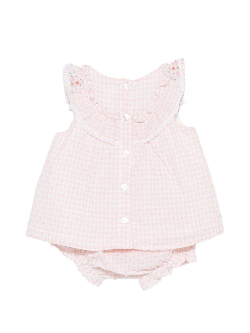 Set due pezi per neonata Tartine & Chocolat rosa chiaro con dettaglio a fiori - Rubino Kids