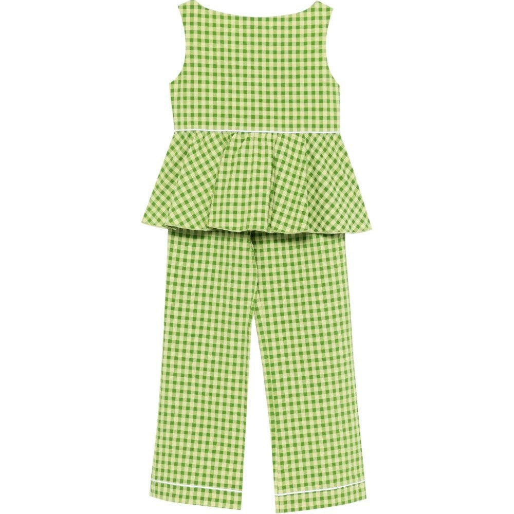 Set due pezzi per bambina La Stupencderia multicolore con motivo a quadretti - Rubino Kids