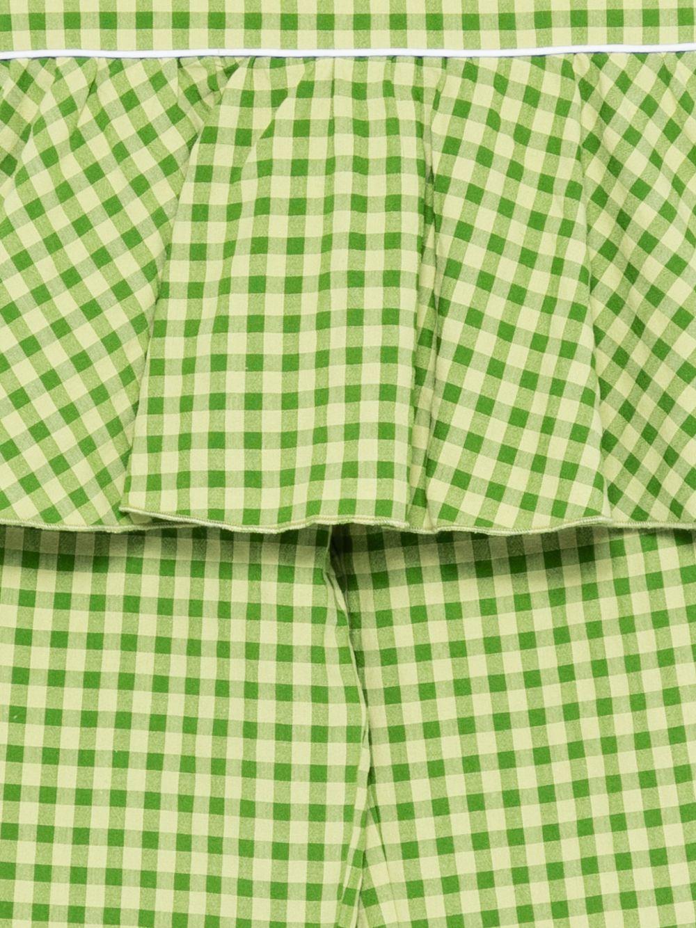 Set due pezzi per bambina La Stupencderia multicolore con motivo a quadretti - Rubino Kids