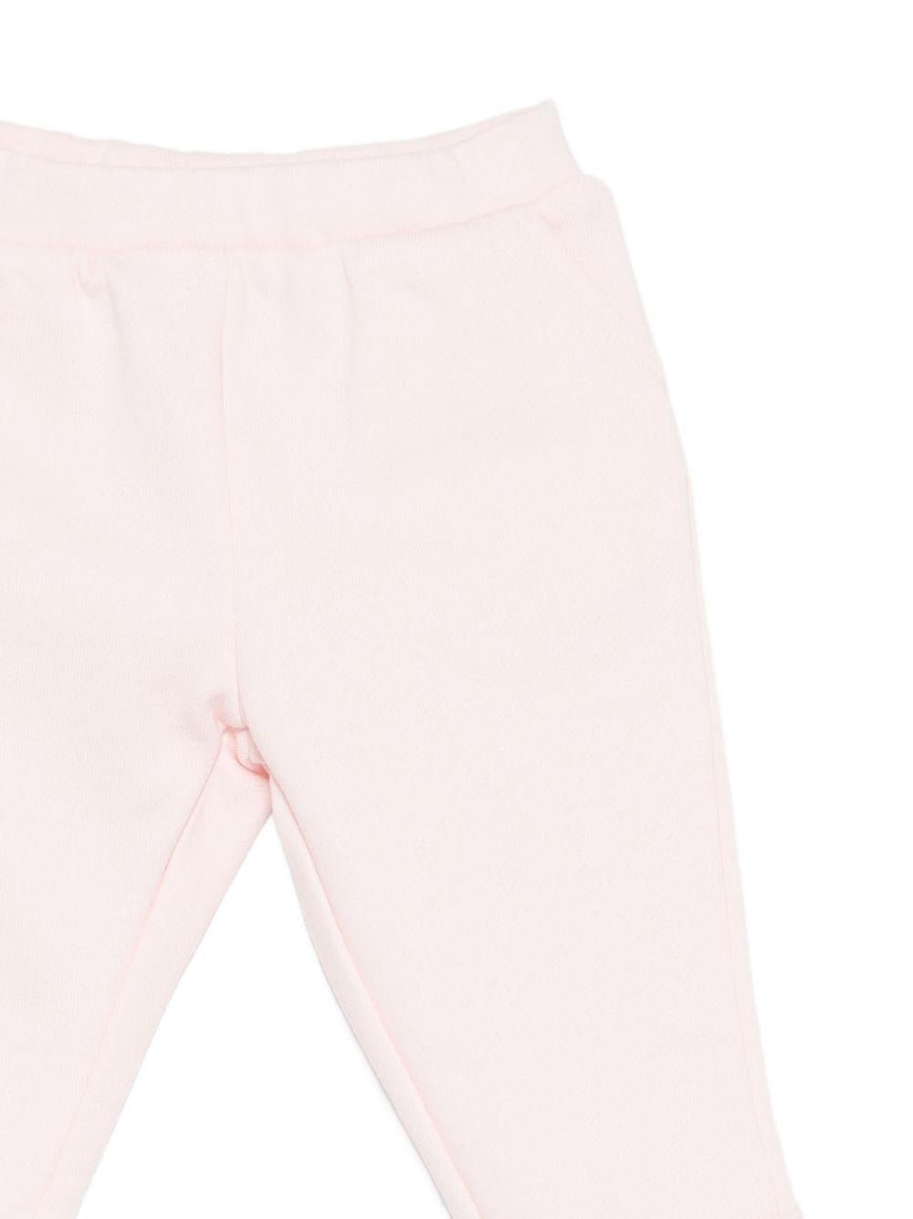 Set due pezzi per neonata Tartine & Chocolat rosa con ricamo a fiori - Rubino Kids