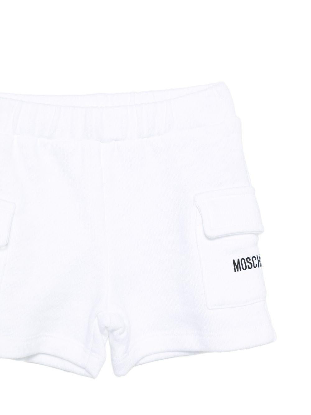 Set due pezzi per neonato Moschino Kids multicolore con stampa orsetto sul davanti - Rubino Kids