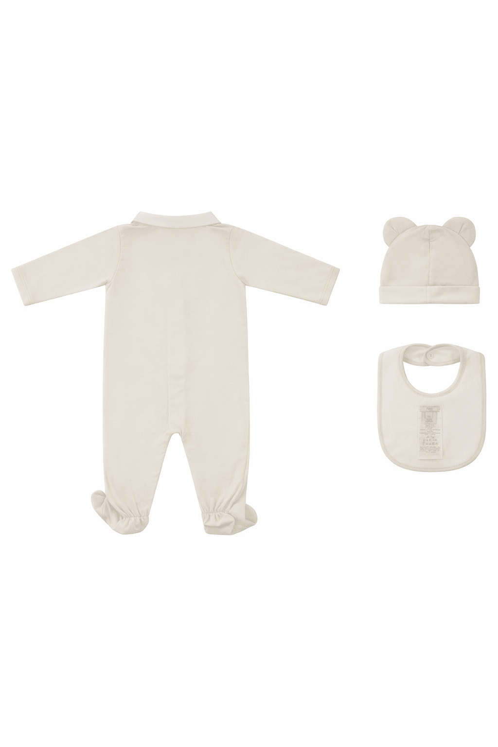 Set neonati Fendi Kids beige con ricamo FF - Rubino Kids