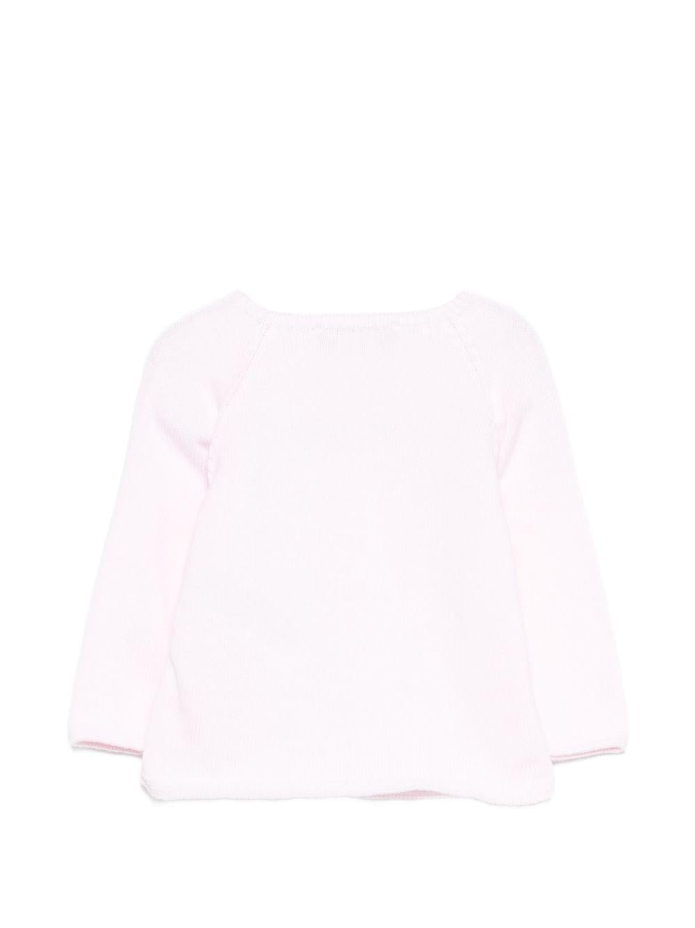 Set quattro pezzi per neonata Paz Rodriguez rosa lavorato a maglia - Rubino Kids