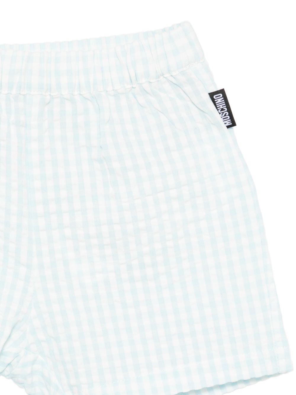 Set t-shirt e shorts per neonati Moschino Kids multicolore con stampa Teddy Bear - Rubino Kids