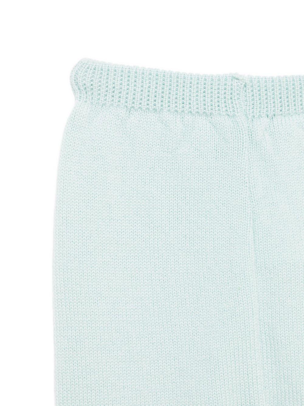 Set top e pantaloni per neonata Paz Rodrìguez verde in pizzo - Rubino Kids