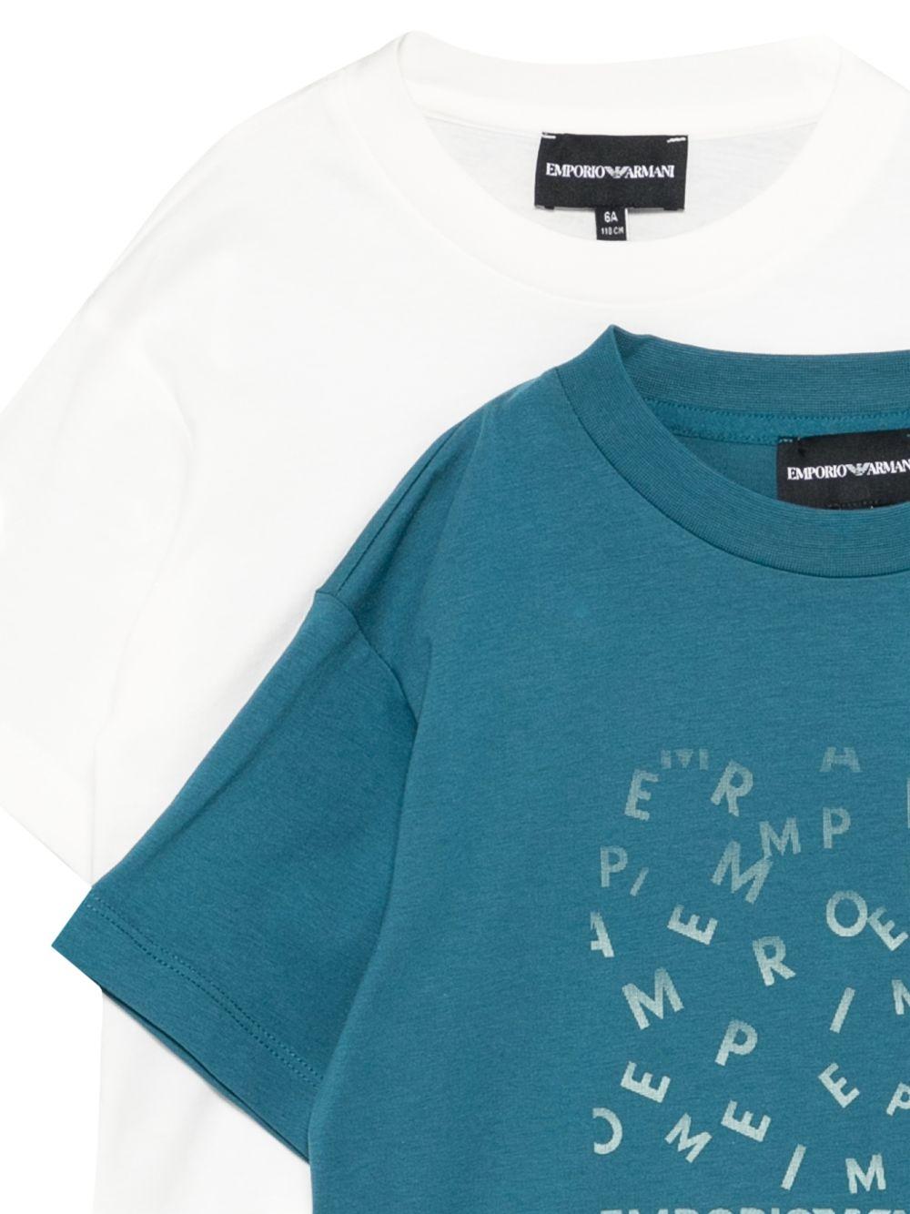 Set tre pezzi per bambino Emporio Armani Kids multicolor con fantasie diverse - Rubino Kids