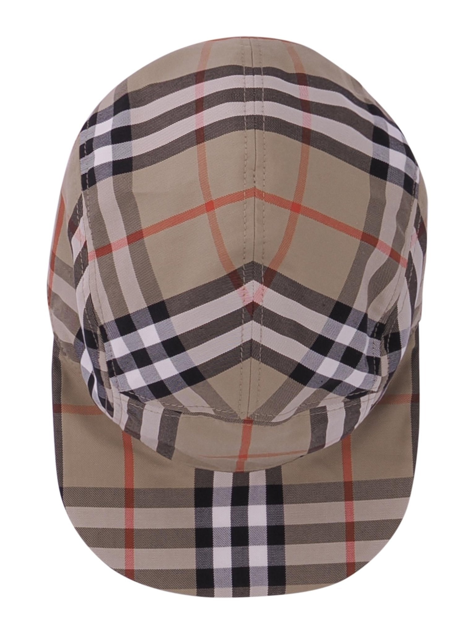 Set tre pezzi per neonato Burberry Kids beige con caratteristico motivo Vintage Check - Rubino Kids