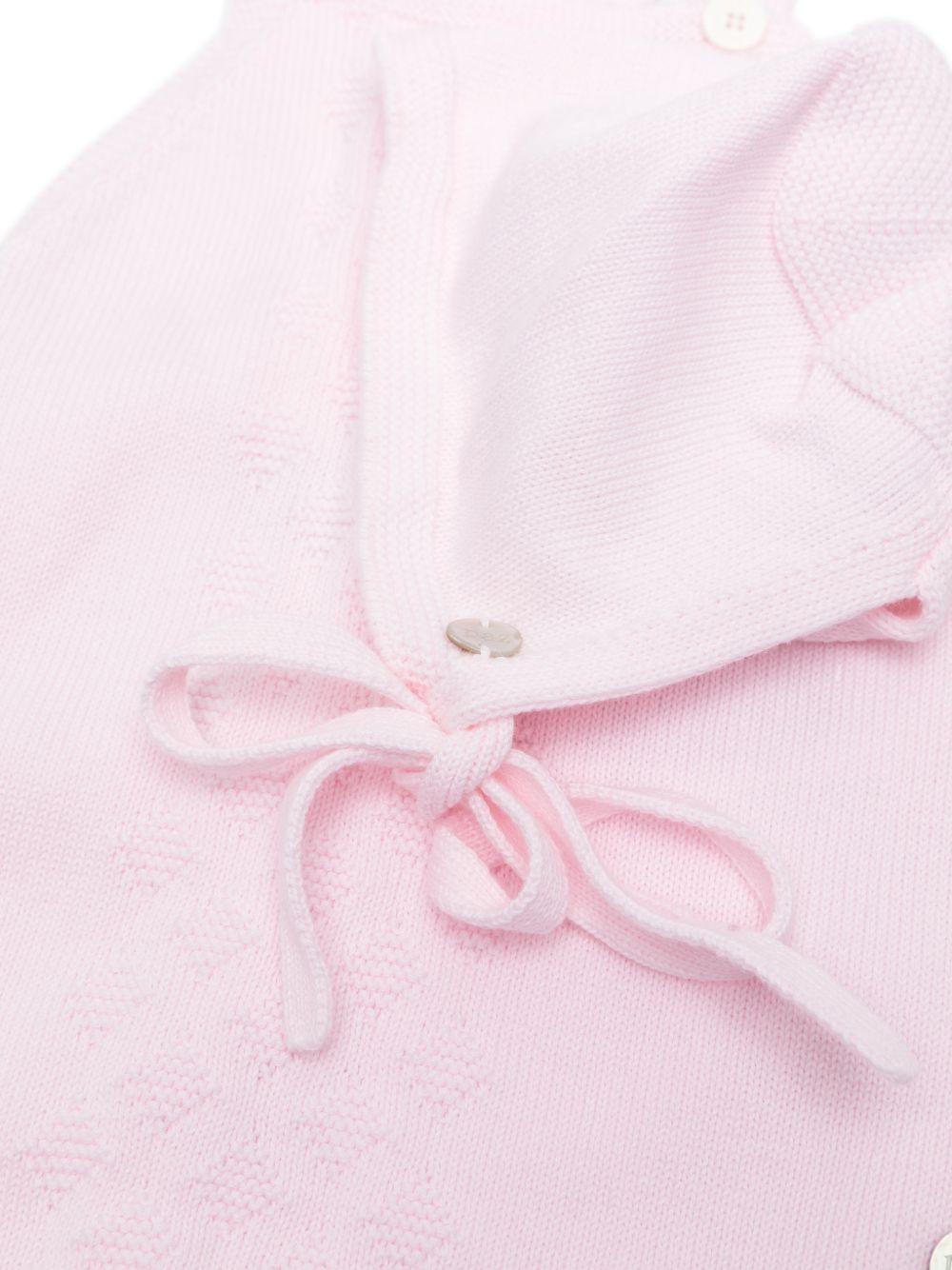 Set tutina cappellino e copertina per neonata Paz Rodriguez rosa con placca con logo - Rubino Kids