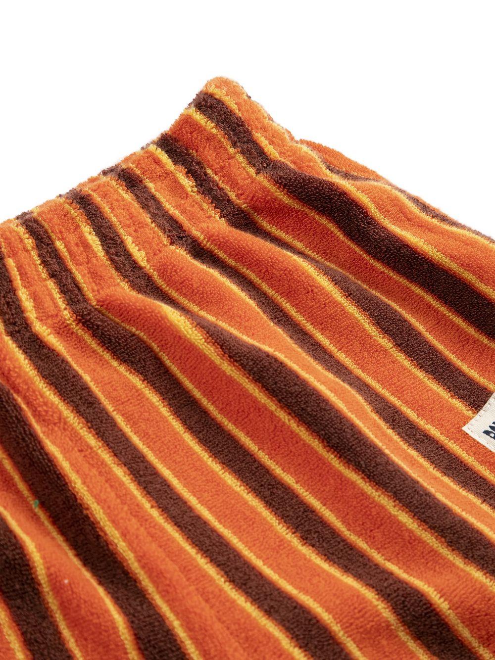 Shorts a righe per bambino Bobo Choses arancione - Rubino Kids