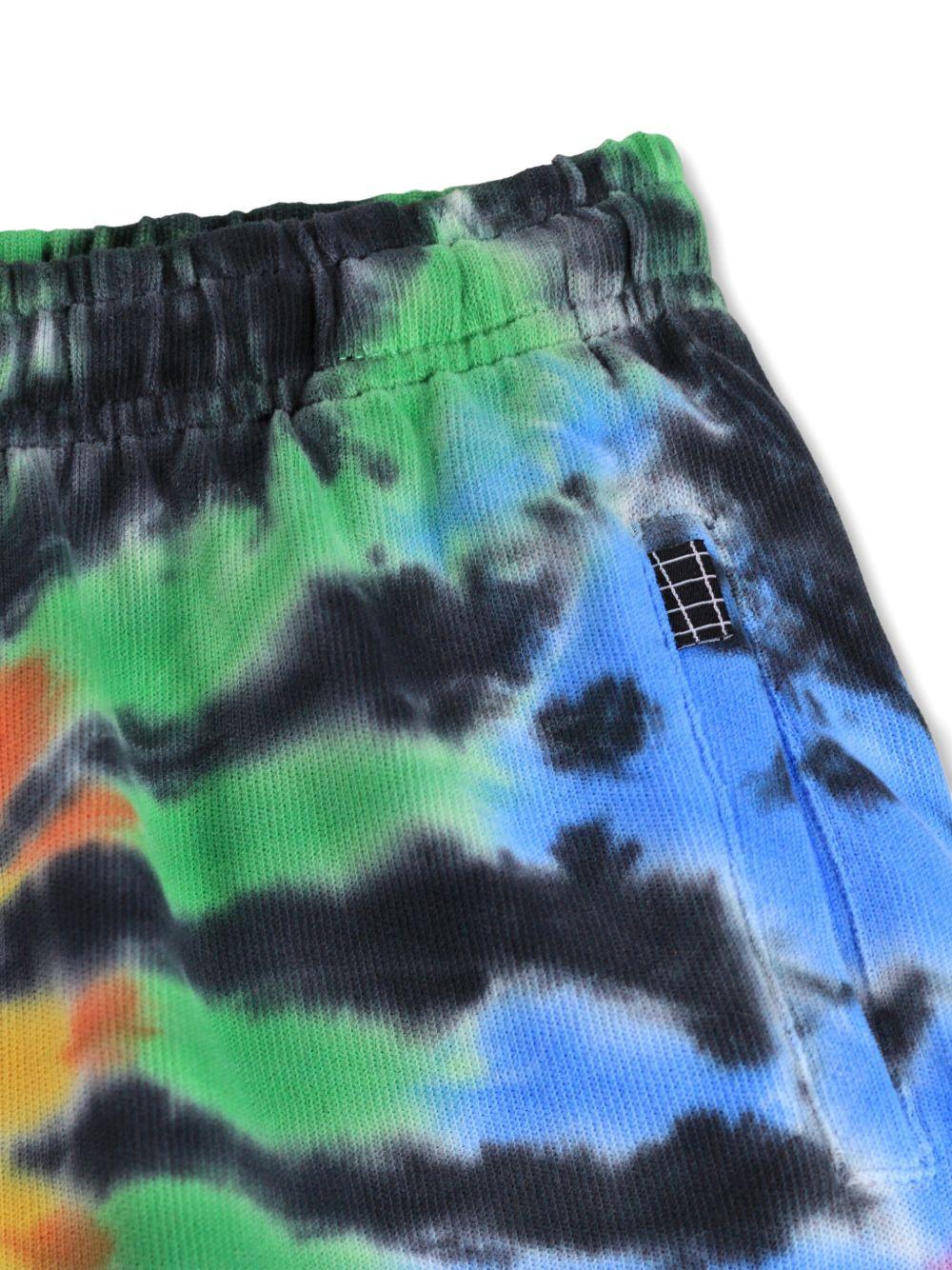 Shorts Amil per bambina Molo multicolore con fantasia tie - dye - Rubino Kids