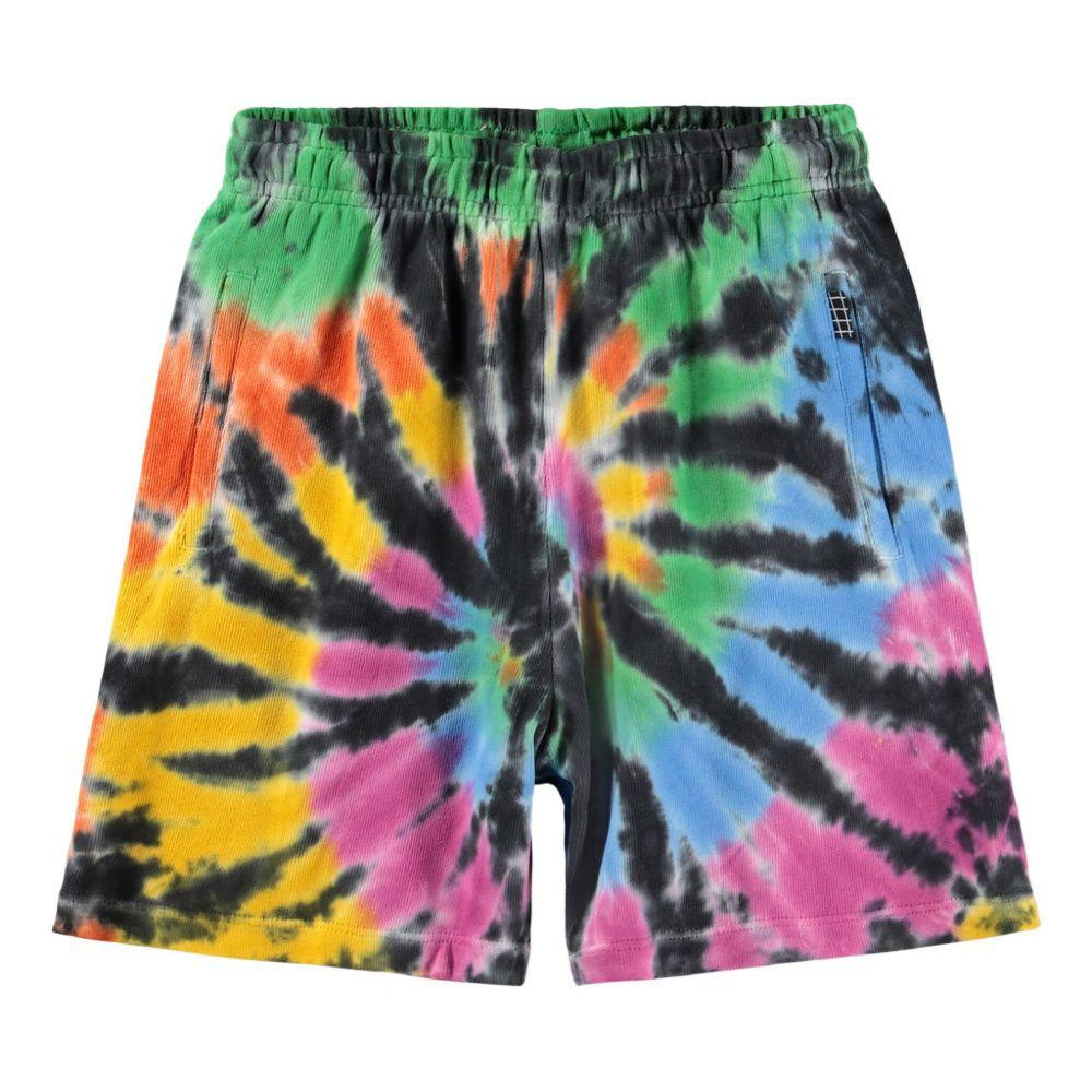 Shorts Amil per bambina Molo multicolore con fantasia tie - dye - Rubino Kids