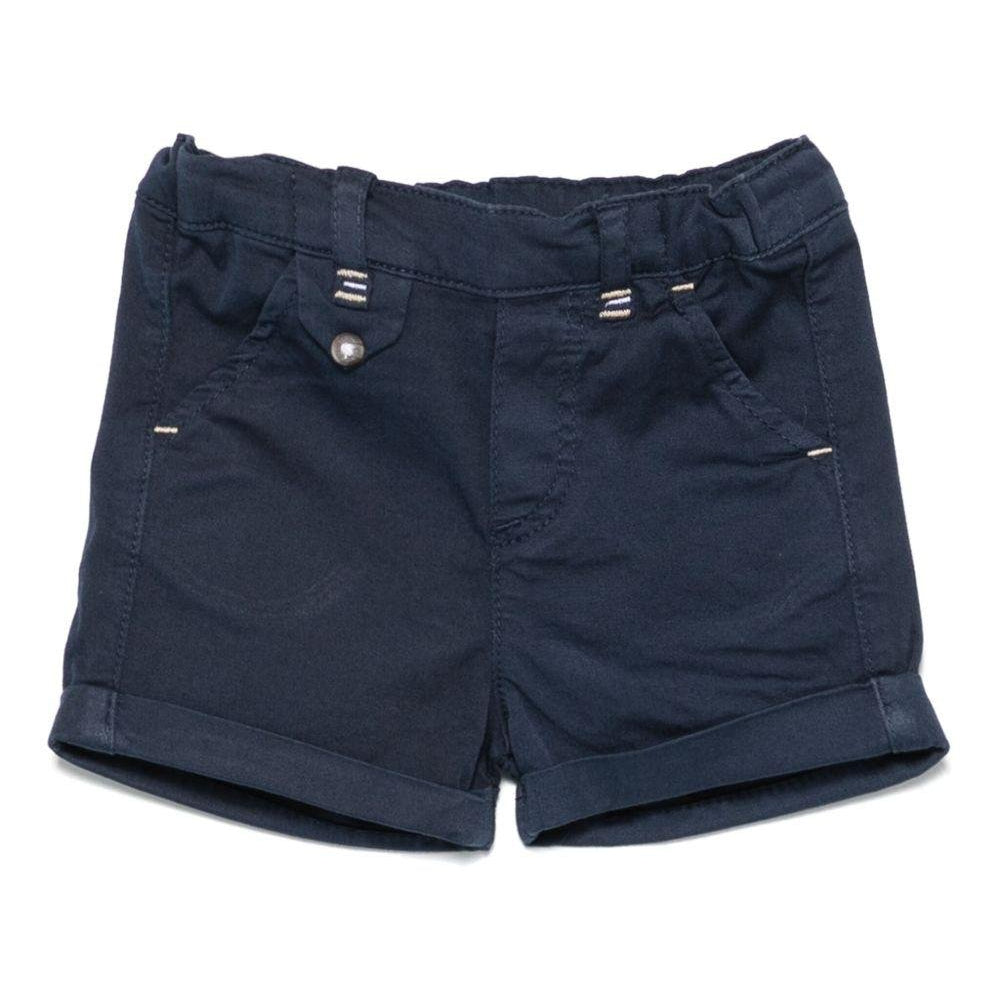 Shorts con risvolto per neonato Tartine & Chocolat blu con tasca finta - Rubino Kids