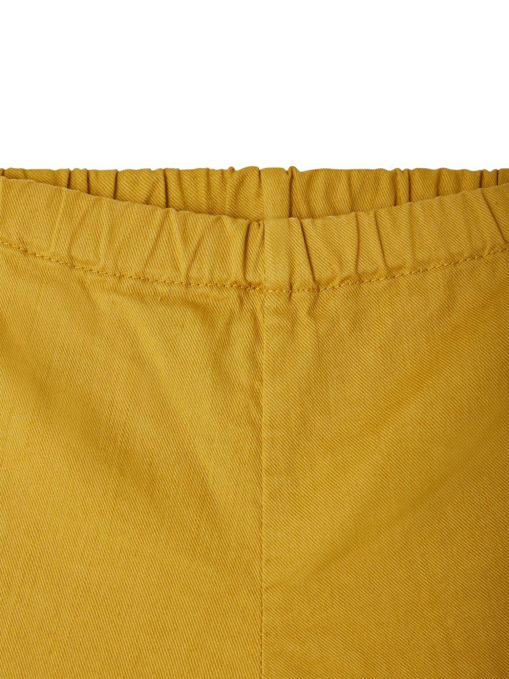 Shorts Ecady per neonata Bonpoint giallo con vita elasticizzata - Rubino Kids