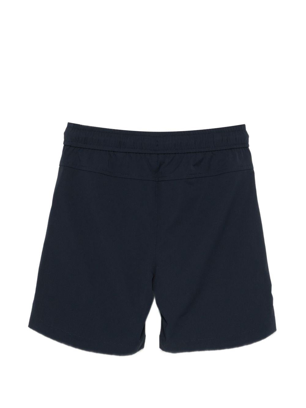 Shorts P. Nesilier per bambino K - WAY Kids blu con logo sul davanti - Rubino Kids