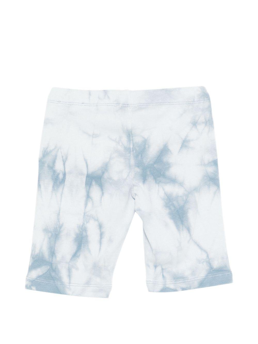 Shorts per bambina Off - White Kids multicolore con motivo tie - dye - Rubino Kids