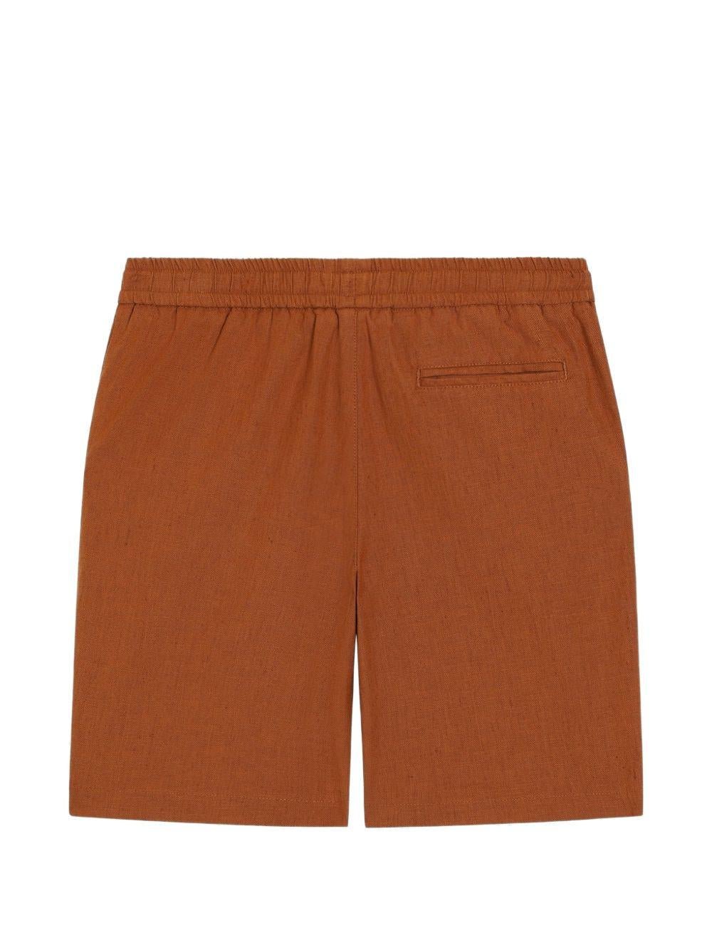 Shorts per bambino Dolce & Gabbana Kids marroni con vita elasticizzata - Rubino Kids