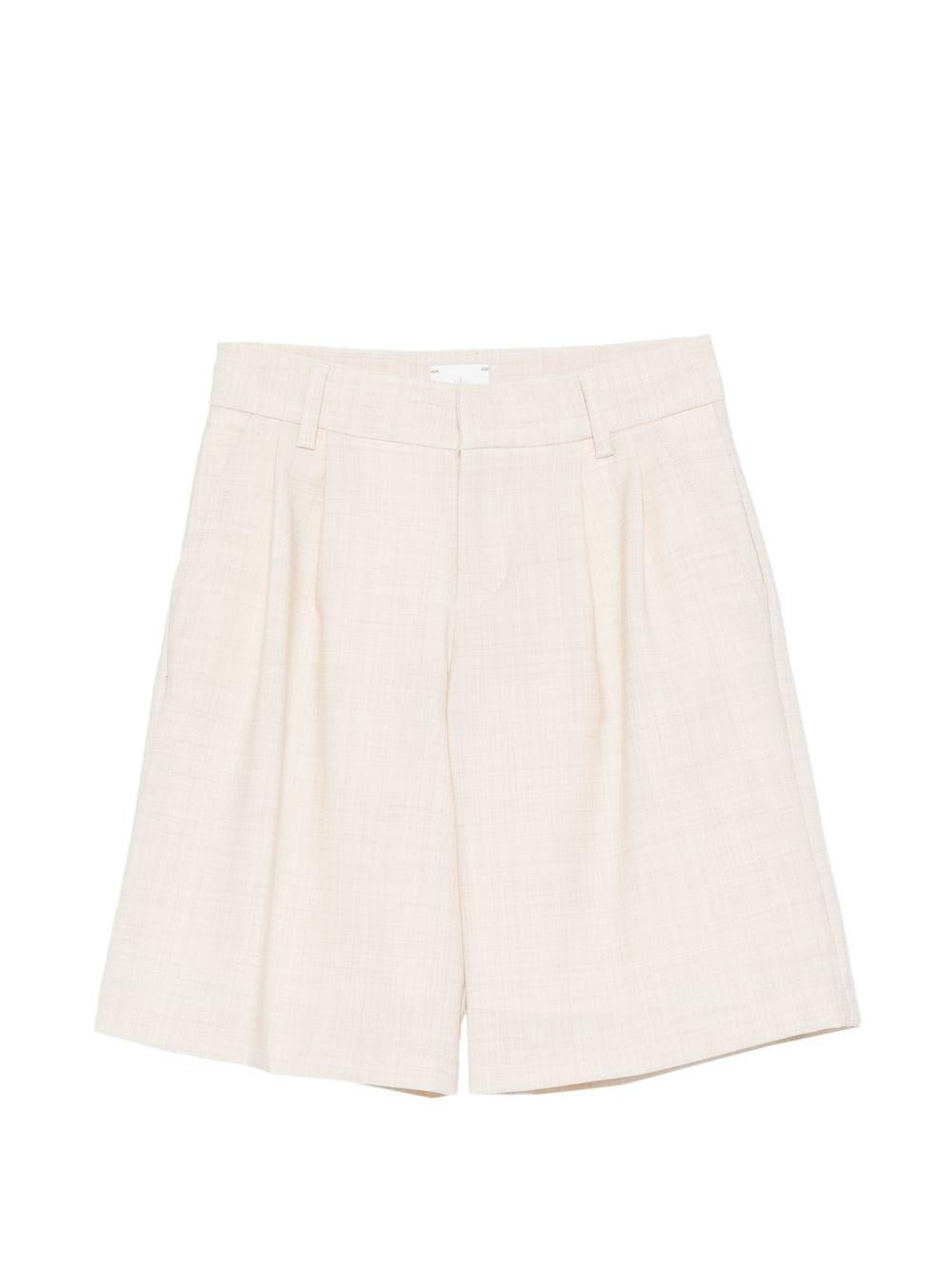 Shorts per bambino Eleventy Kids bege con passanti per cintura - Rubino Kids